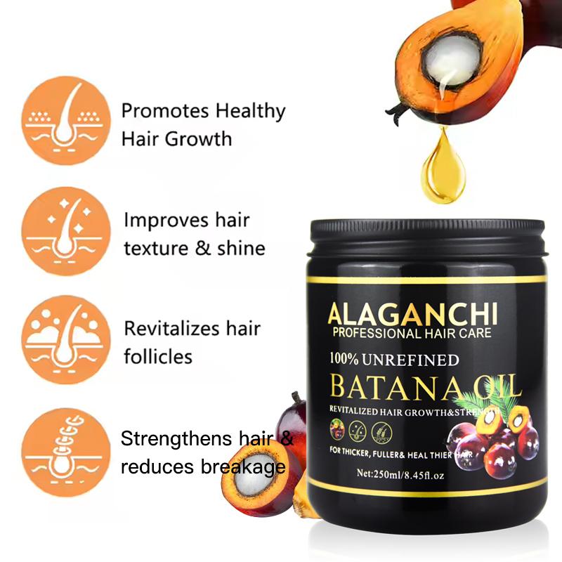 Batana Oil (100% Pure, Unrefined) from Honduras | Supports Hair Growth & Strength | Thicker, Fuller Hair | 250ml