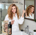 Canabella Hair Color Shampoo – Light Golden Blonde | Argan Oil, Avocado & Keratin | No Ammonia | Gray Coverage | Easy At-Home Application